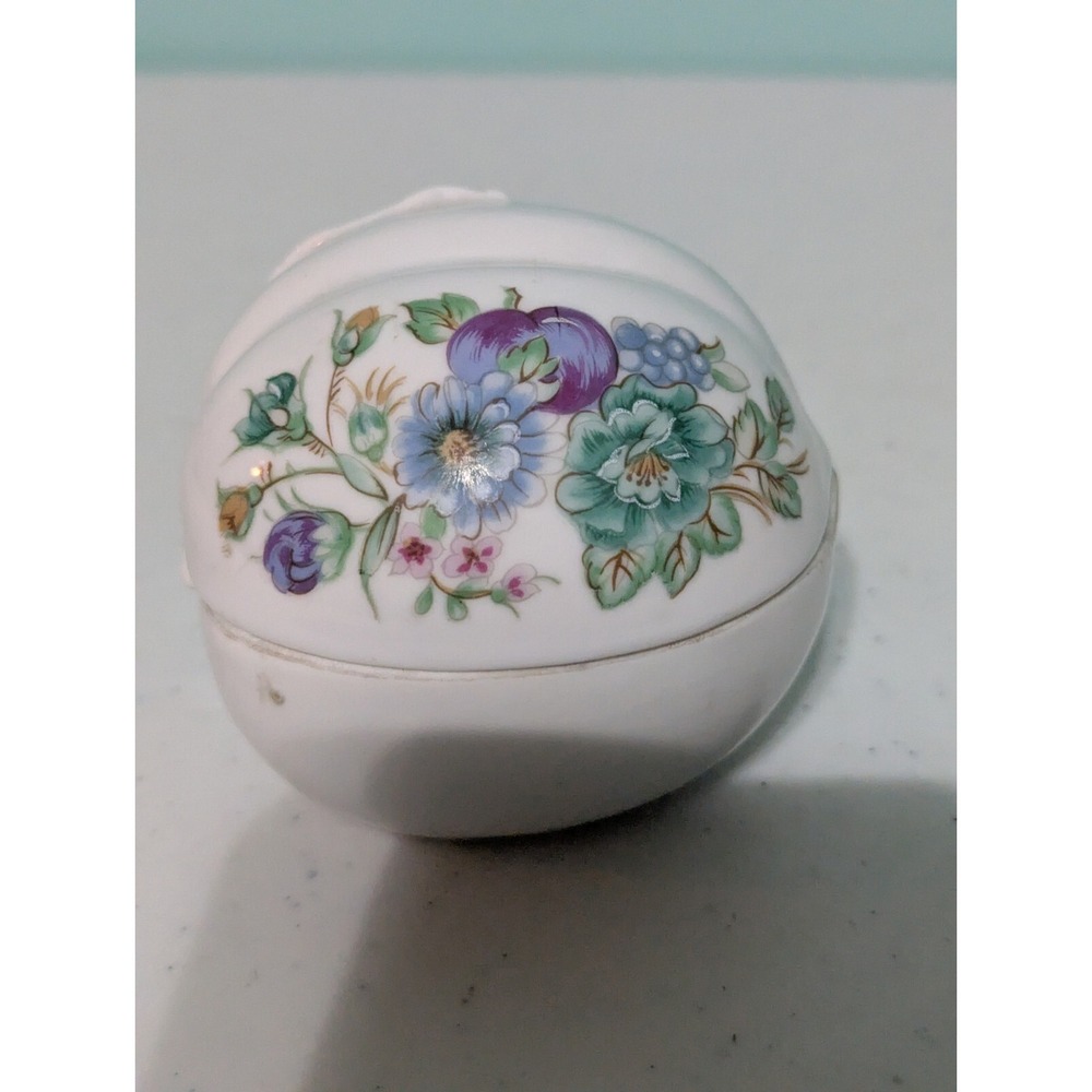 Elizabeth Arden Sugar Bowl with Spoon Floral Design Vintage
